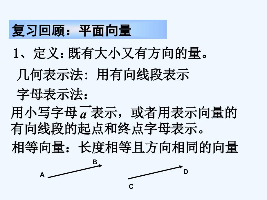 从平面向量到空间向量课件_第2页