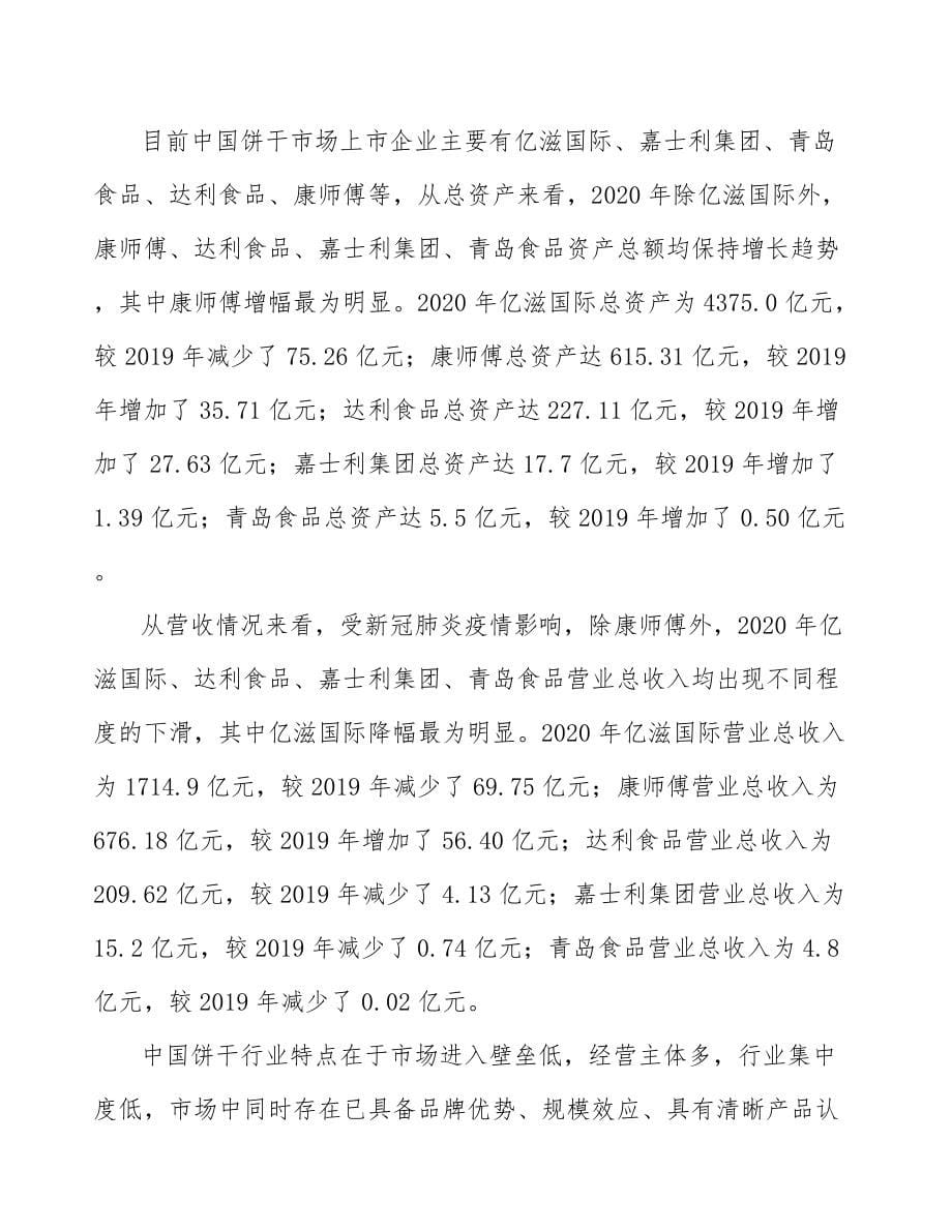 饼干项目网络营销管理分析_第5页