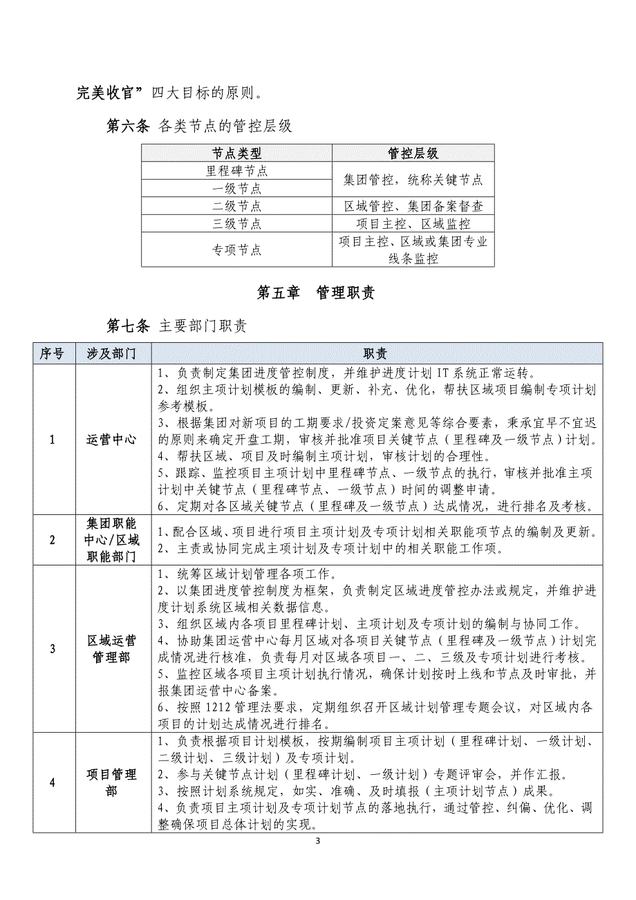 碧桂园集团进度计划管理办法(版)_第3页