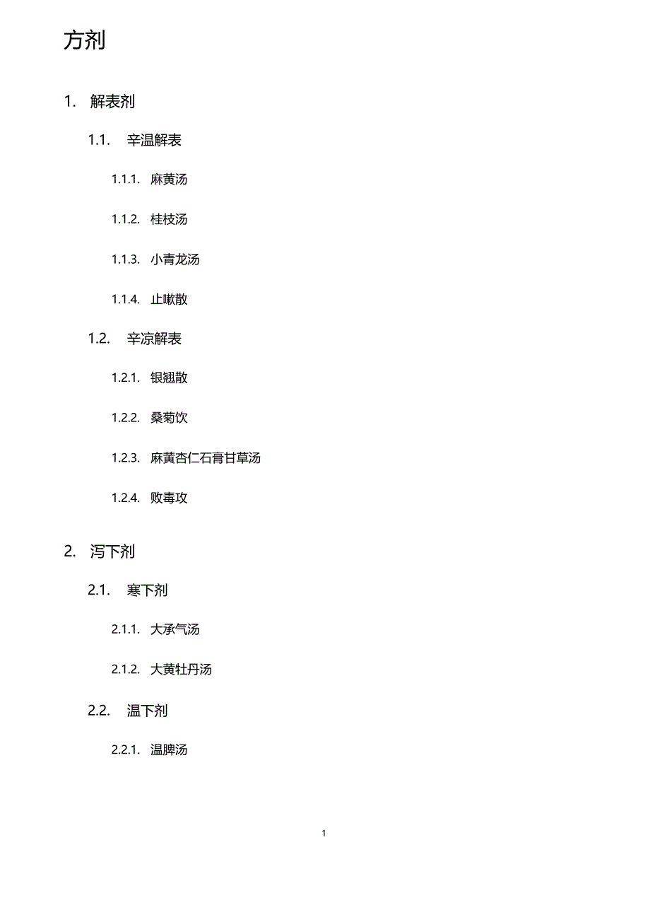 方剂学方剂名总结归类_第1页