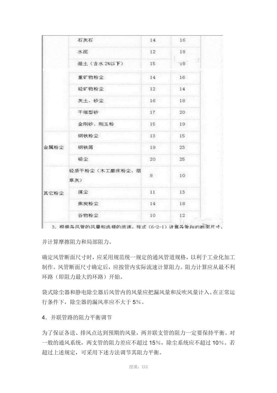 风管风量计算方法_第5页