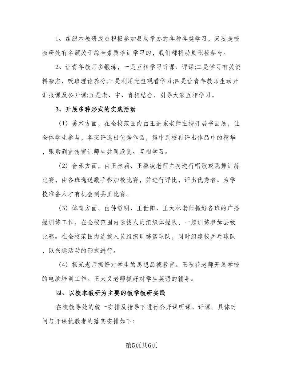 综合组教研组工作计划例文（二篇）.doc_第5页