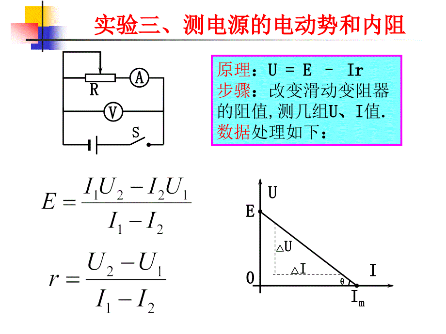 实验三测电源的电动势和内阻_第2页