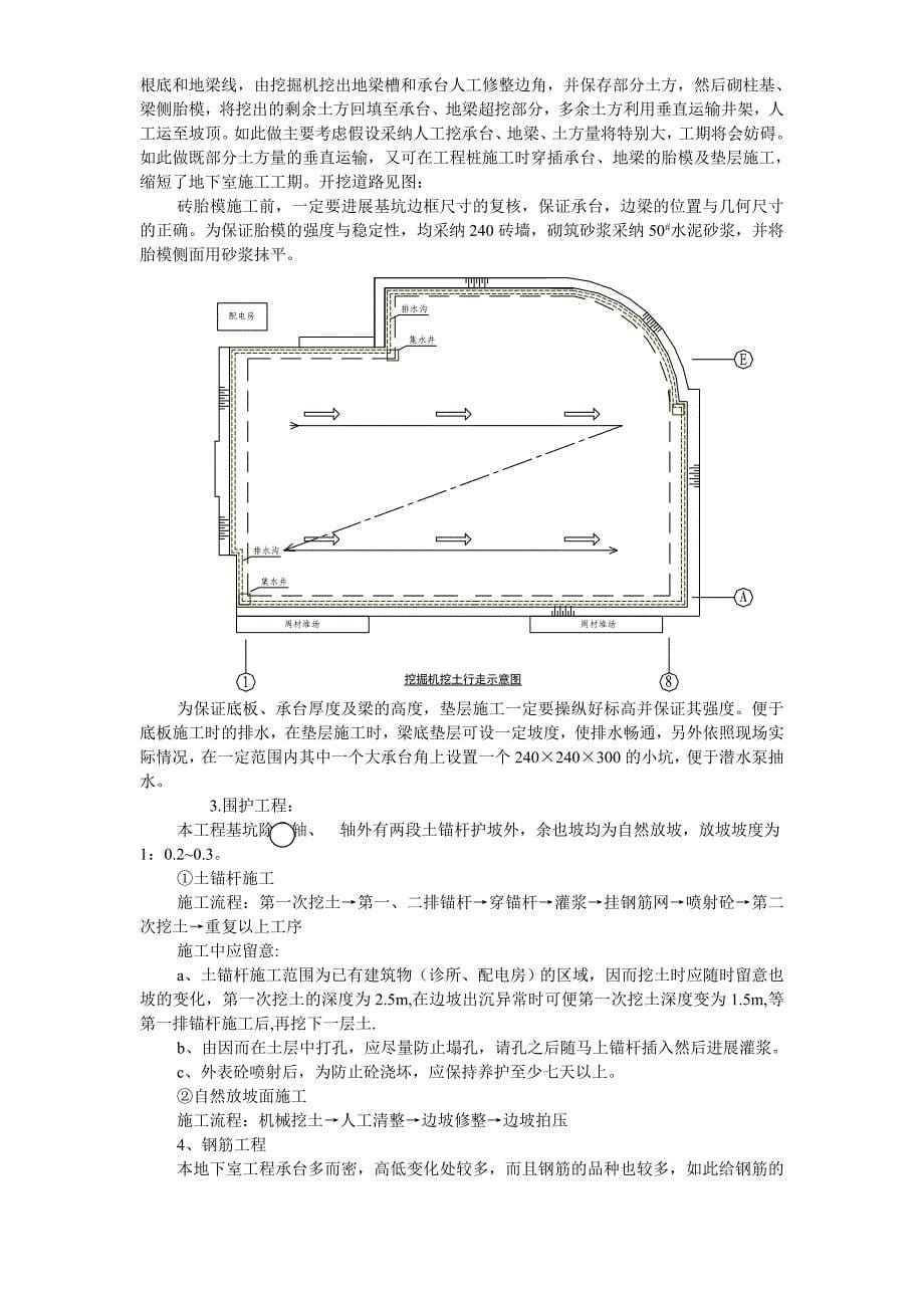 建筑行业路桥大厦地下室工程施工组织设计_第5页