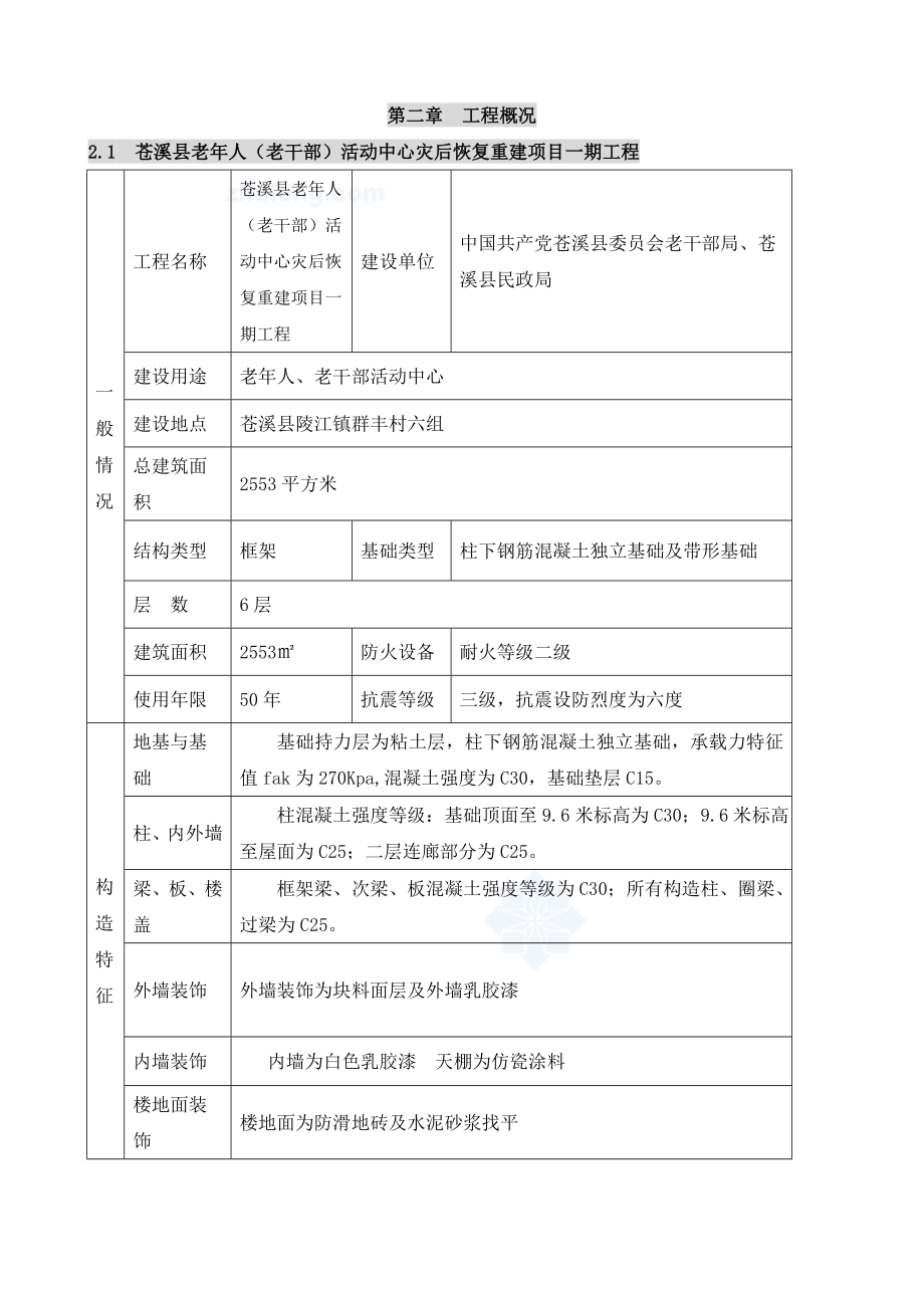 安徽某大学学生公寓施工组织设计(独立基础框架)_第3页