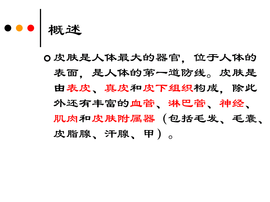 第二章皮肤的解剖和组织结构课件_第2页