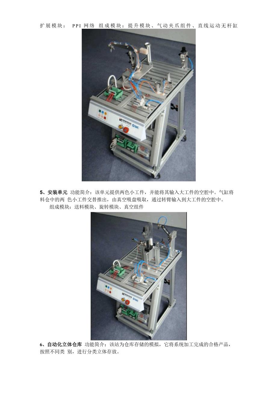 机电一体化综合实训设计任务书_第3页