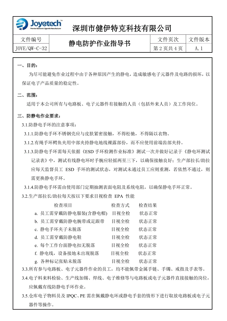 静电防护作业指导书.doc_第2页