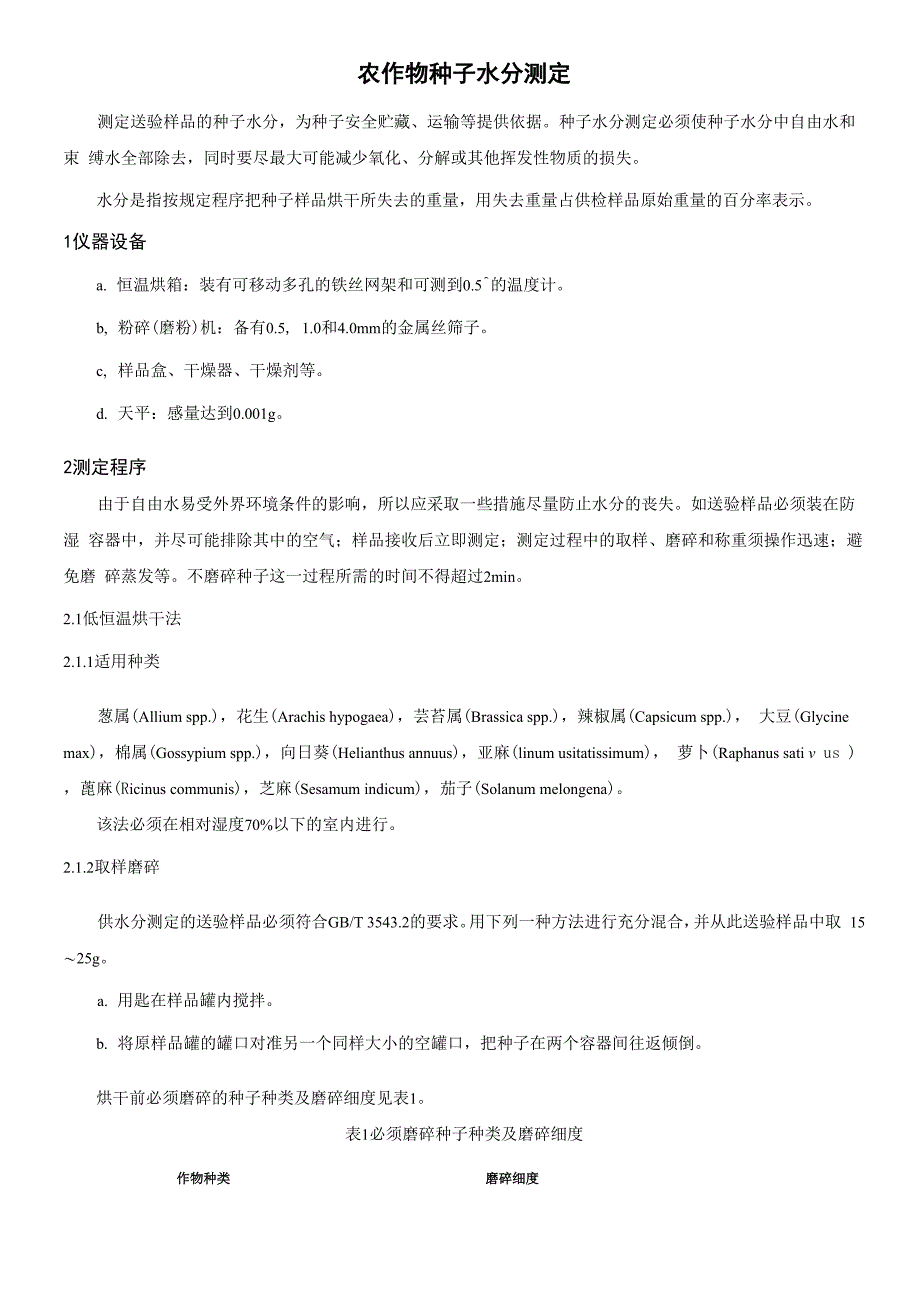 农作物种子水分测定_第1页