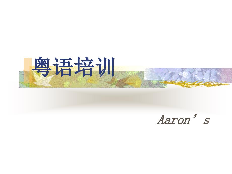 粤语发音教材1-发音基础_第1页