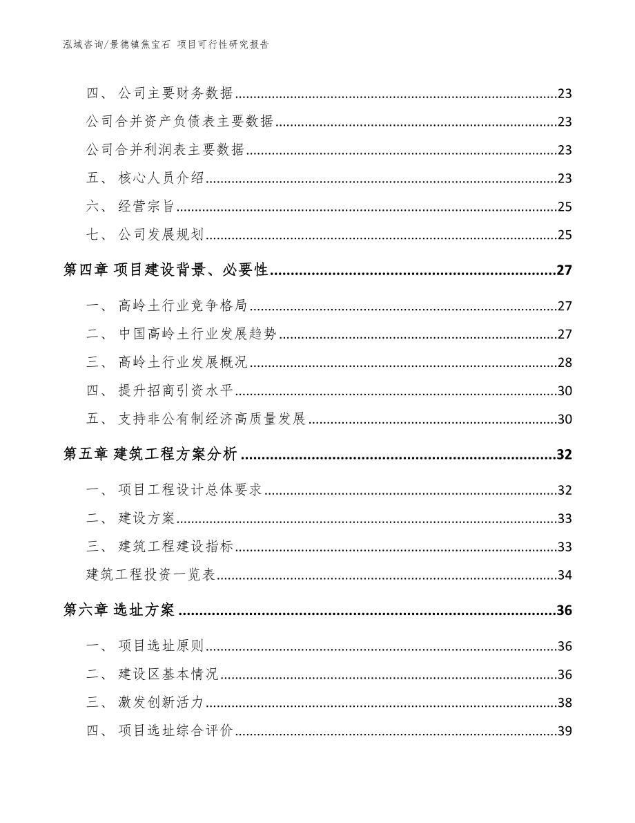 景德镇焦宝石 项目可行性研究报告_第2页