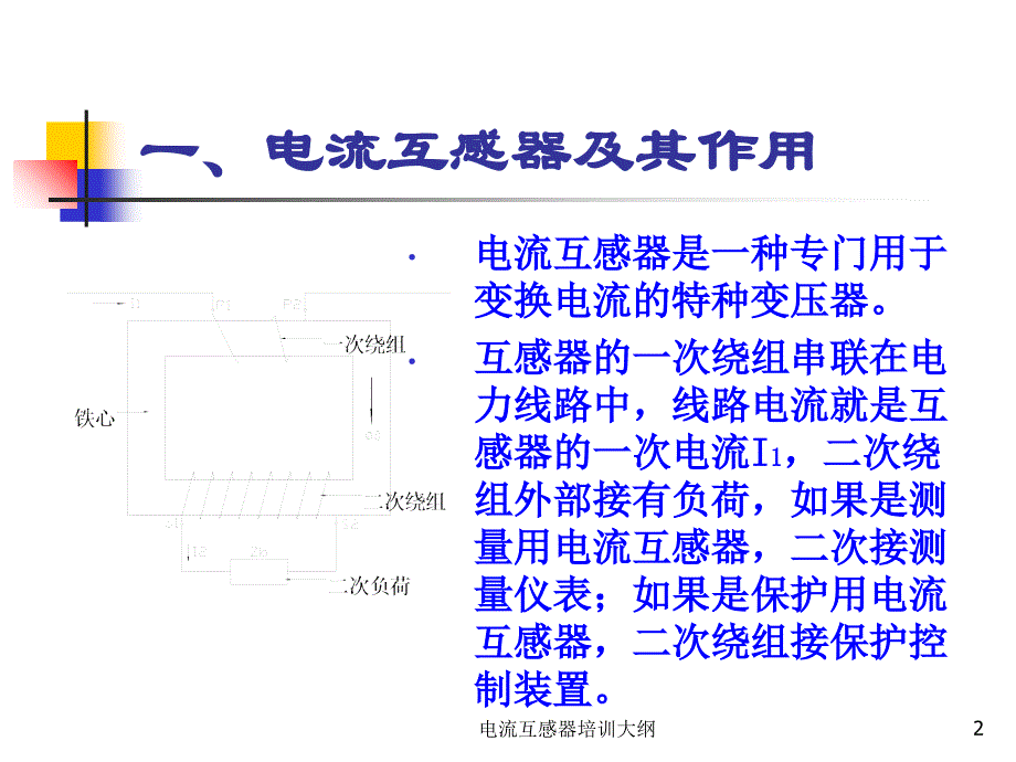 电流互感器培训大纲课件_第2页