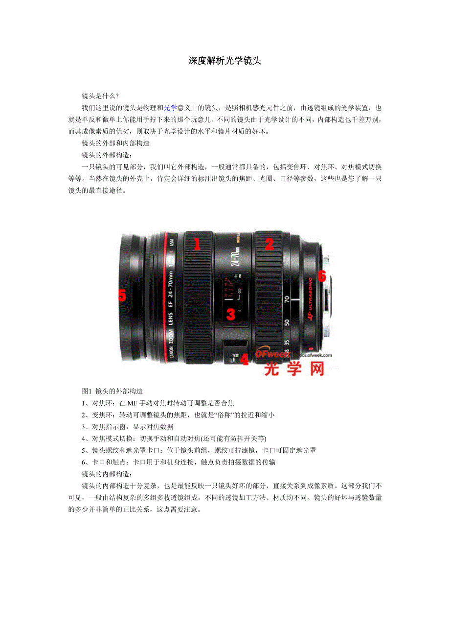 深度解析光学镜头.doc_第1页