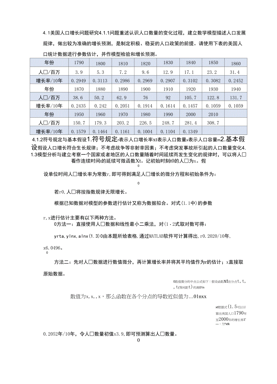 美国人口增长模型_第1页