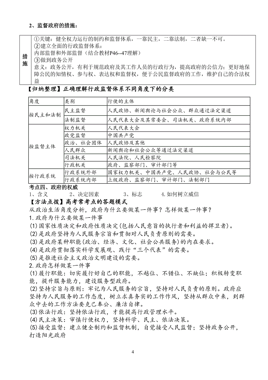 郭海英政治专题二政府精品教育_第4页