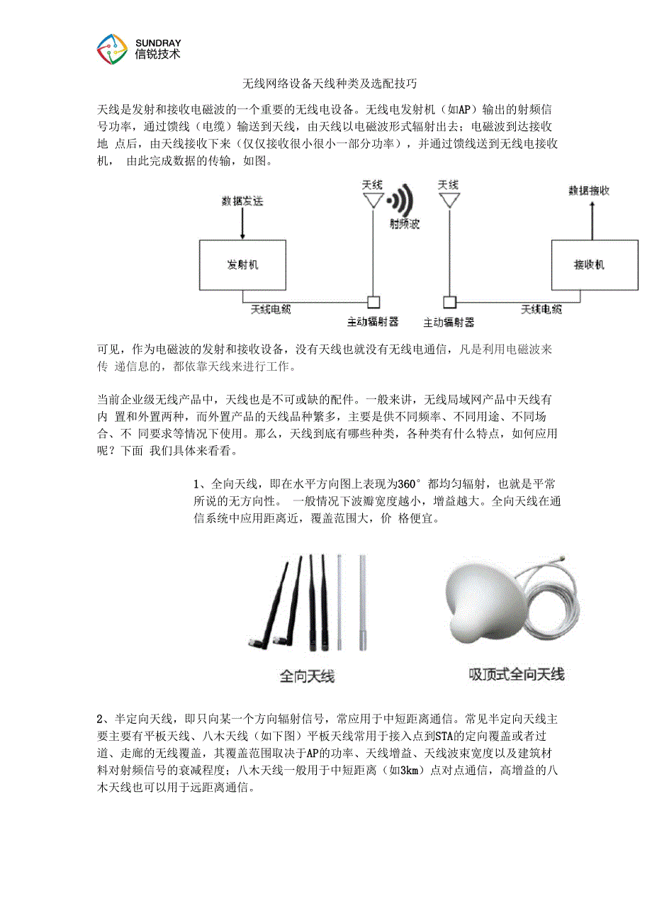 无线网络设备天线种类及选配技巧_第1页