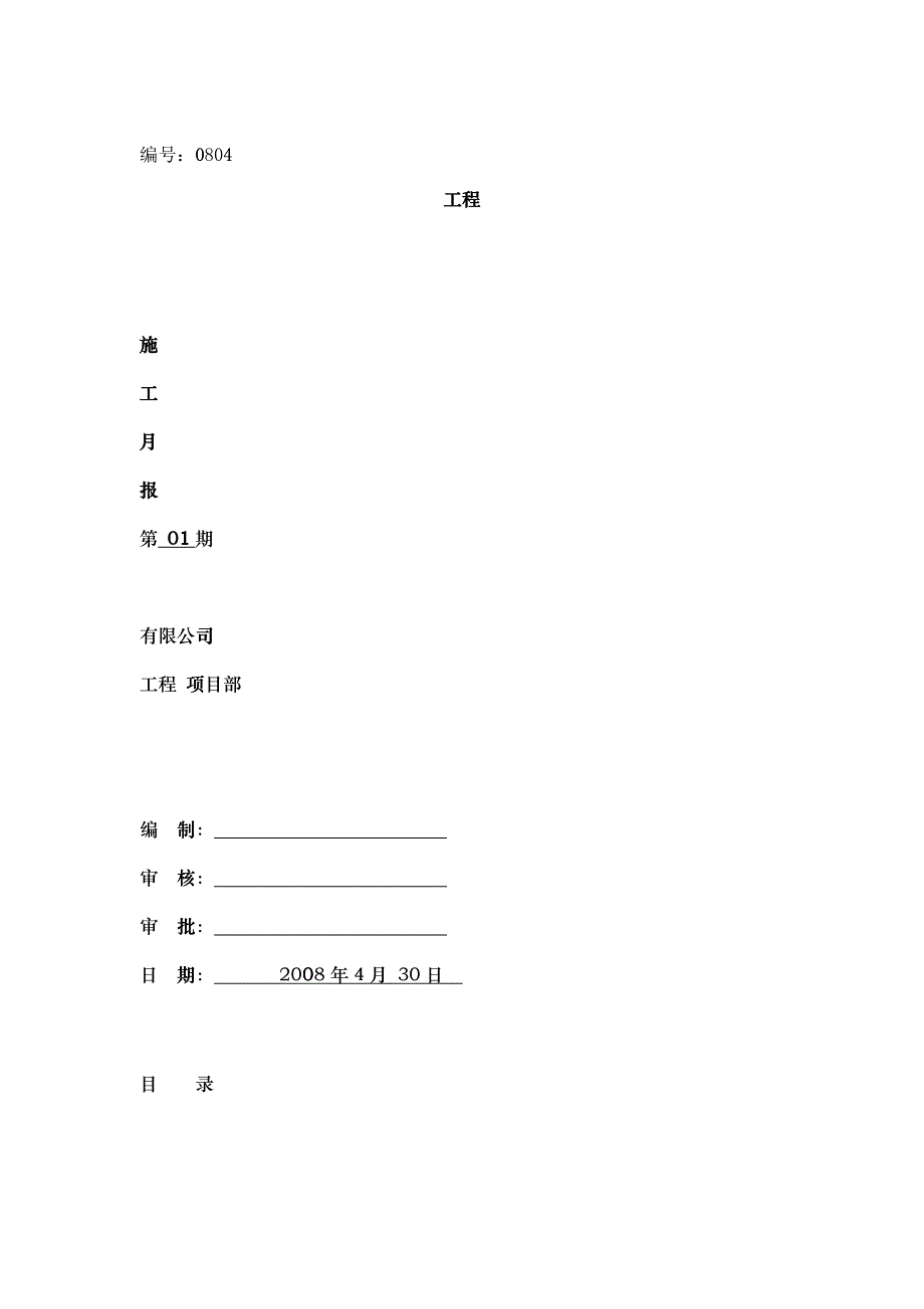 04施工月报_第1页