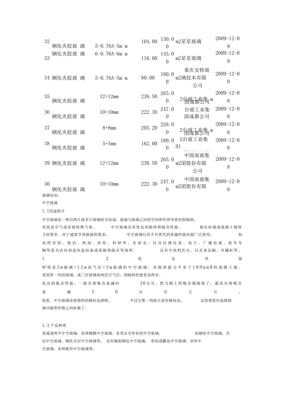 中空夹胶钢化玻璃计算参数及介绍_第2页