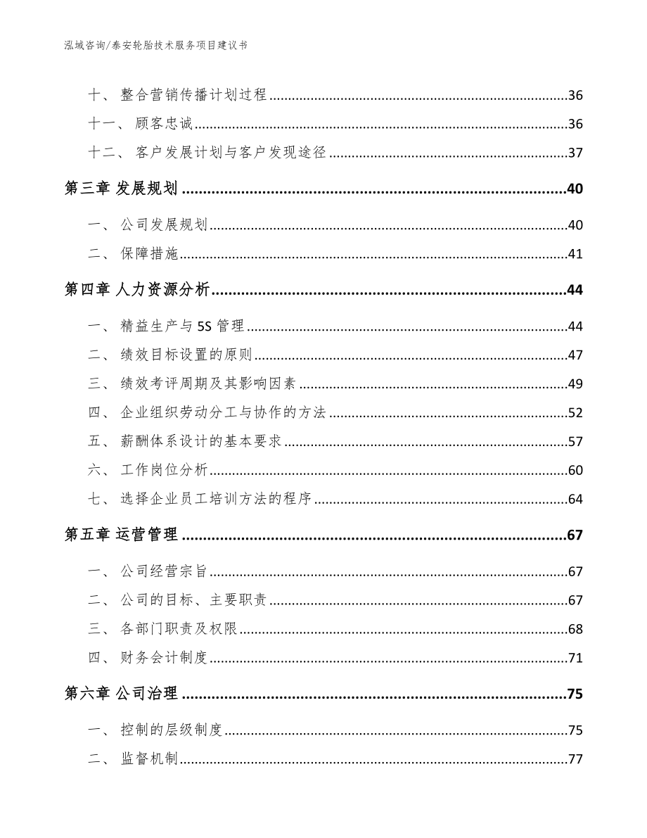 泰安轮胎技术服务项目建议书【范文模板】_第3页