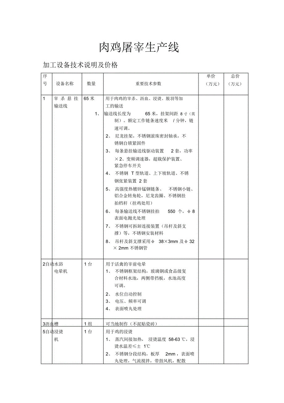 肉鸡屠宰生产线_第1页