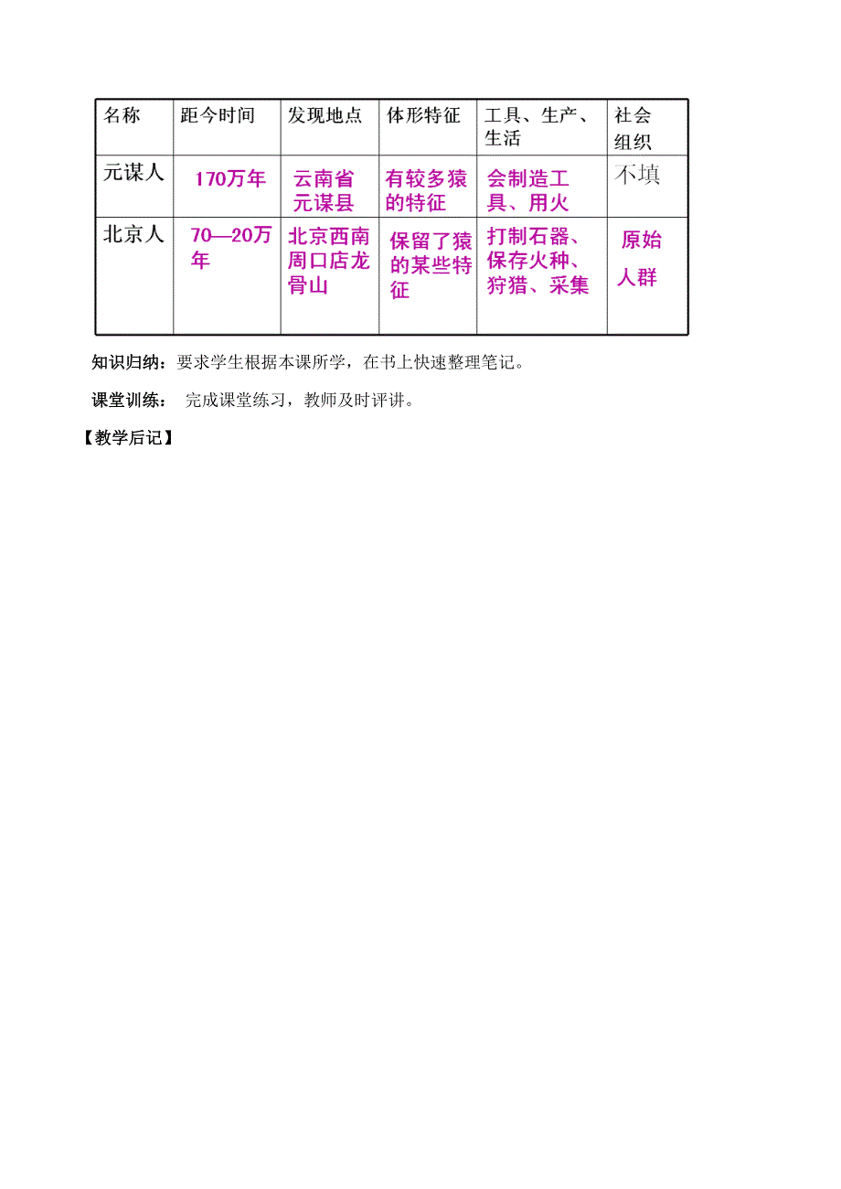 第1课 中国早期人类的代表——北京人[197]_第4页