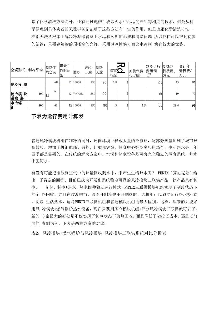 水冷螺杆与风冷模块的比较_第5页