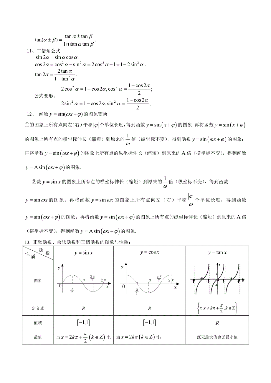 高中文科数学公式及知识点总结大全.doc_第3页