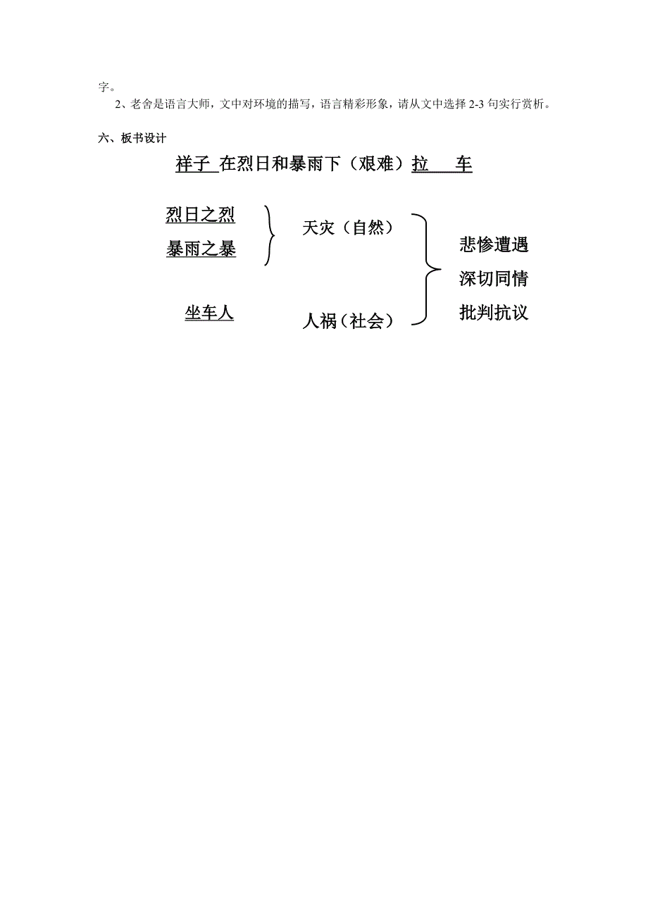 《21在烈日和暴雨下》教案_第4页