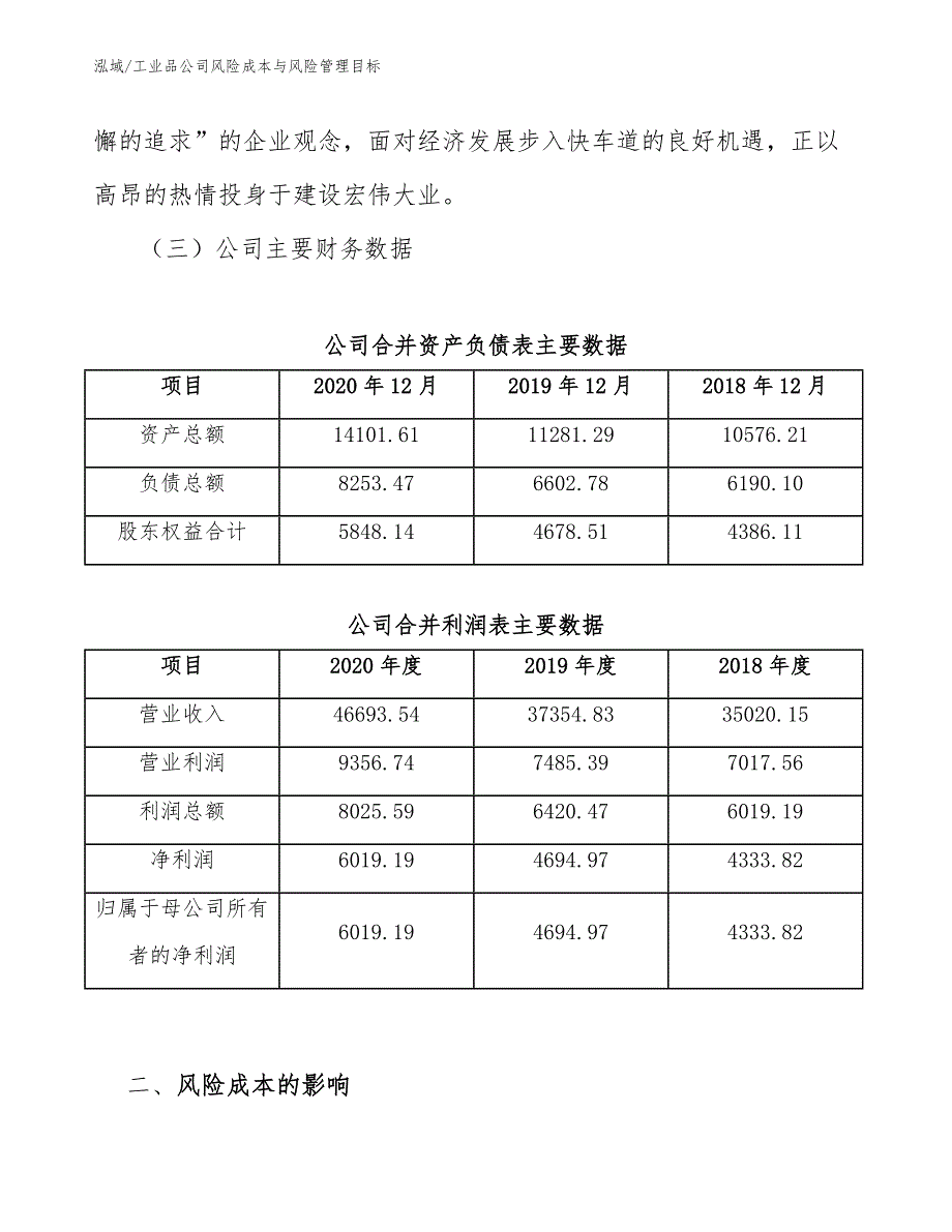 工业品公司风险管理分析（参考） (15)_第3页