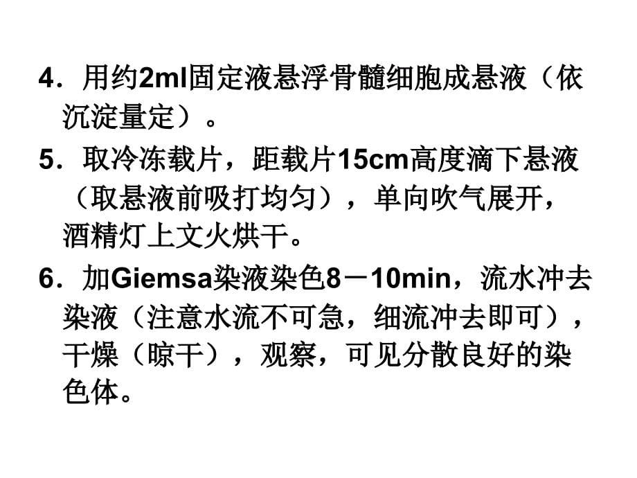 试验六小白鼠骨髓细胞染色体制备及观察_第5页