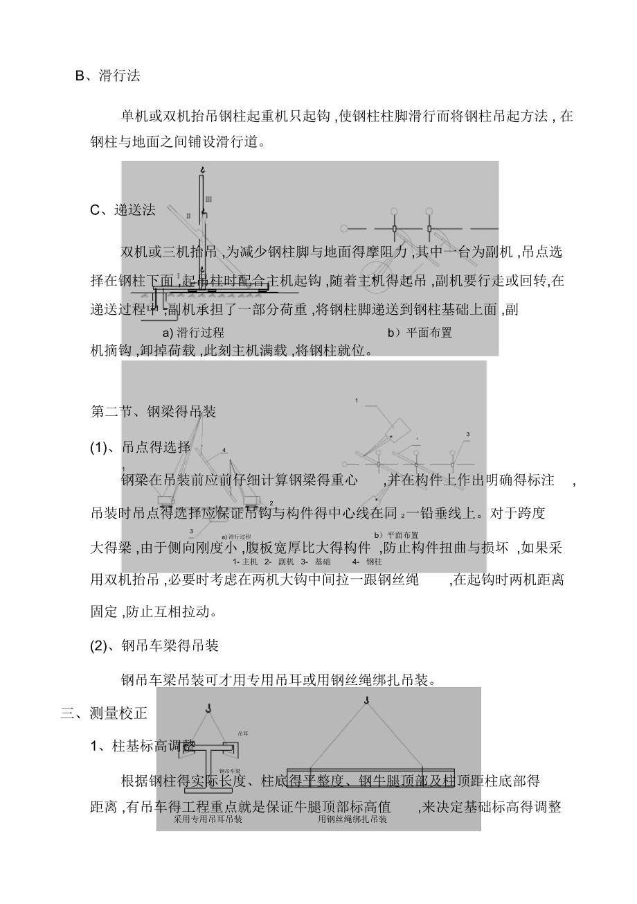 主厂房钢结构安装技术交底_第4页