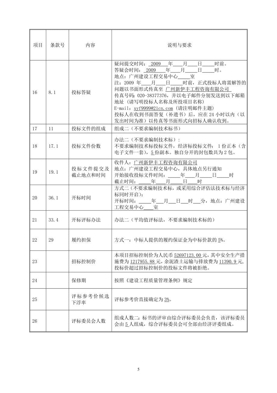 精选酒店室内装修工程投标文件_第5页