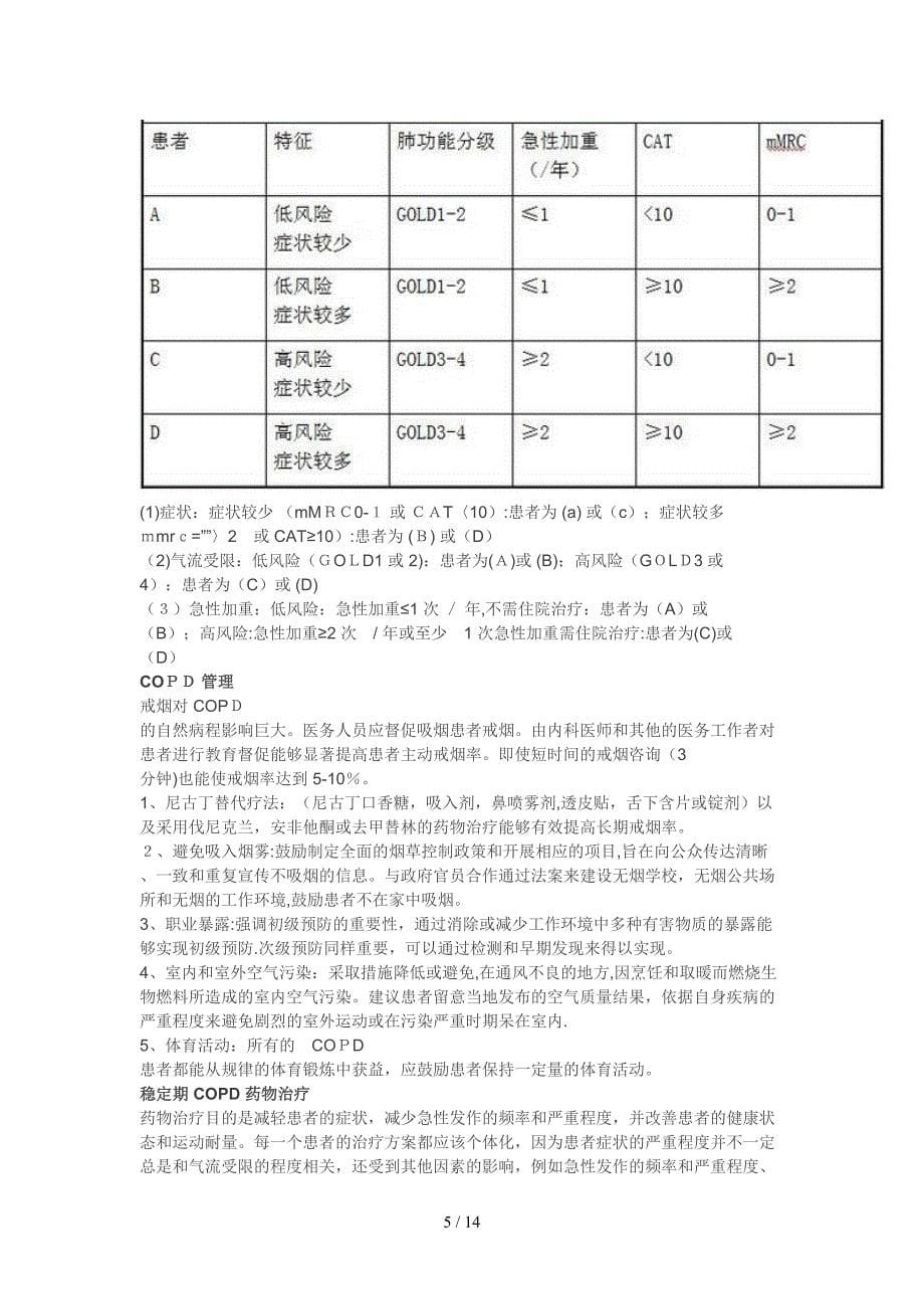 2015慢性阻塞性肺疾病指南资料_第5页