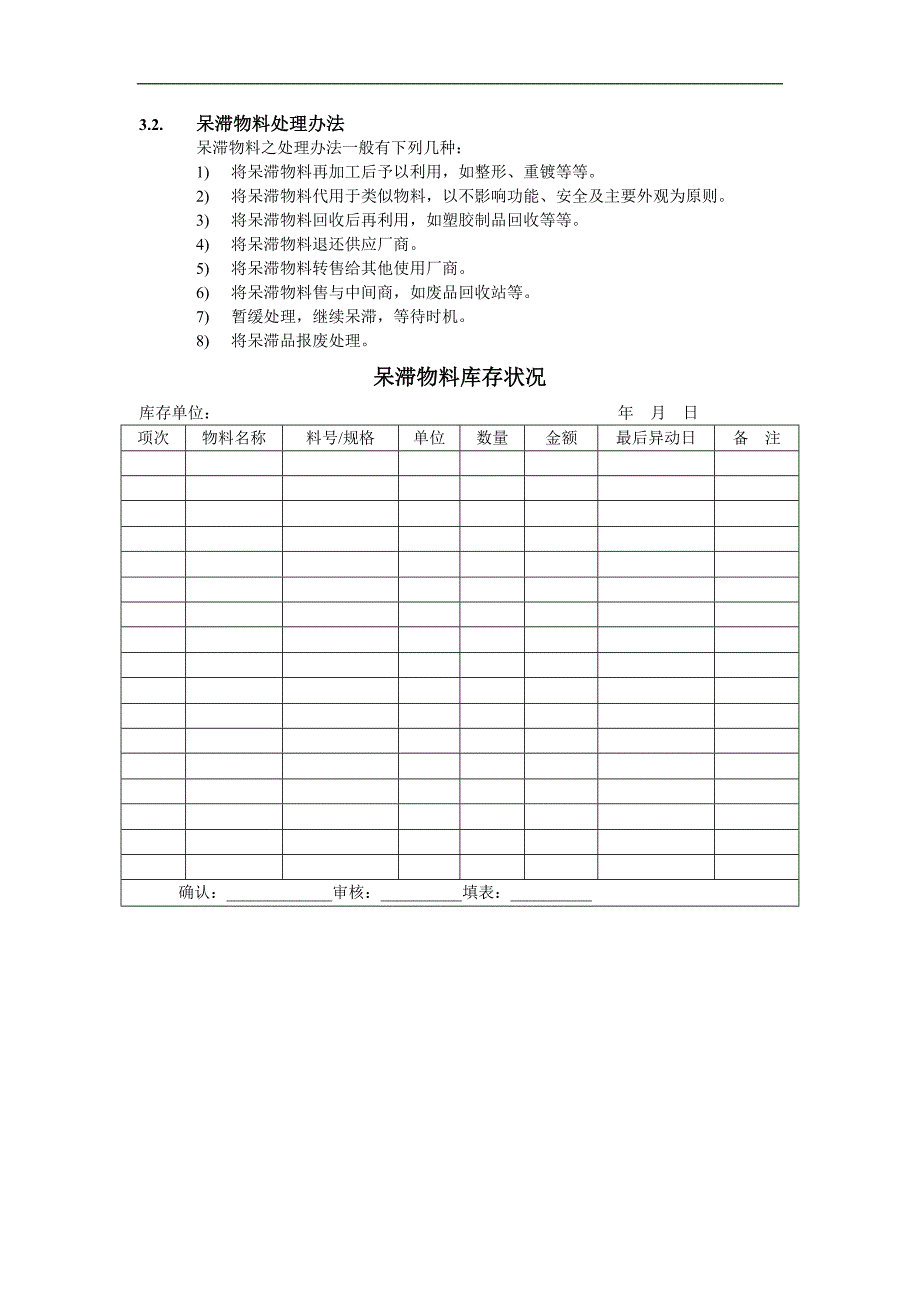 【管理精品】呆滞物料处理规定_第2页