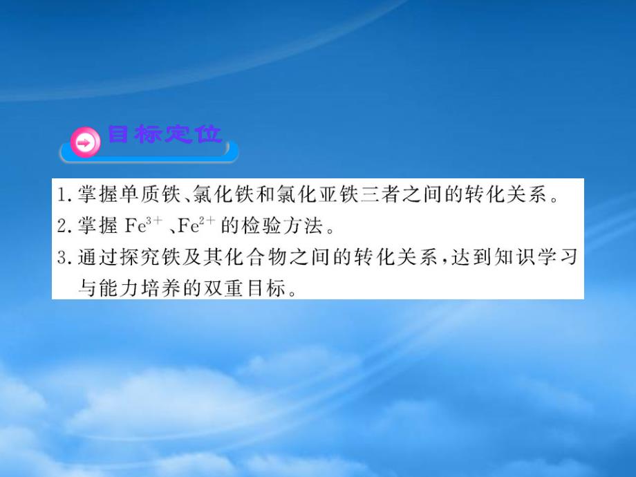 高中化学全程学习方略配套课件 2.3.3探究铁及其化合物的氧化性或还原性 鲁科必修1_第3页