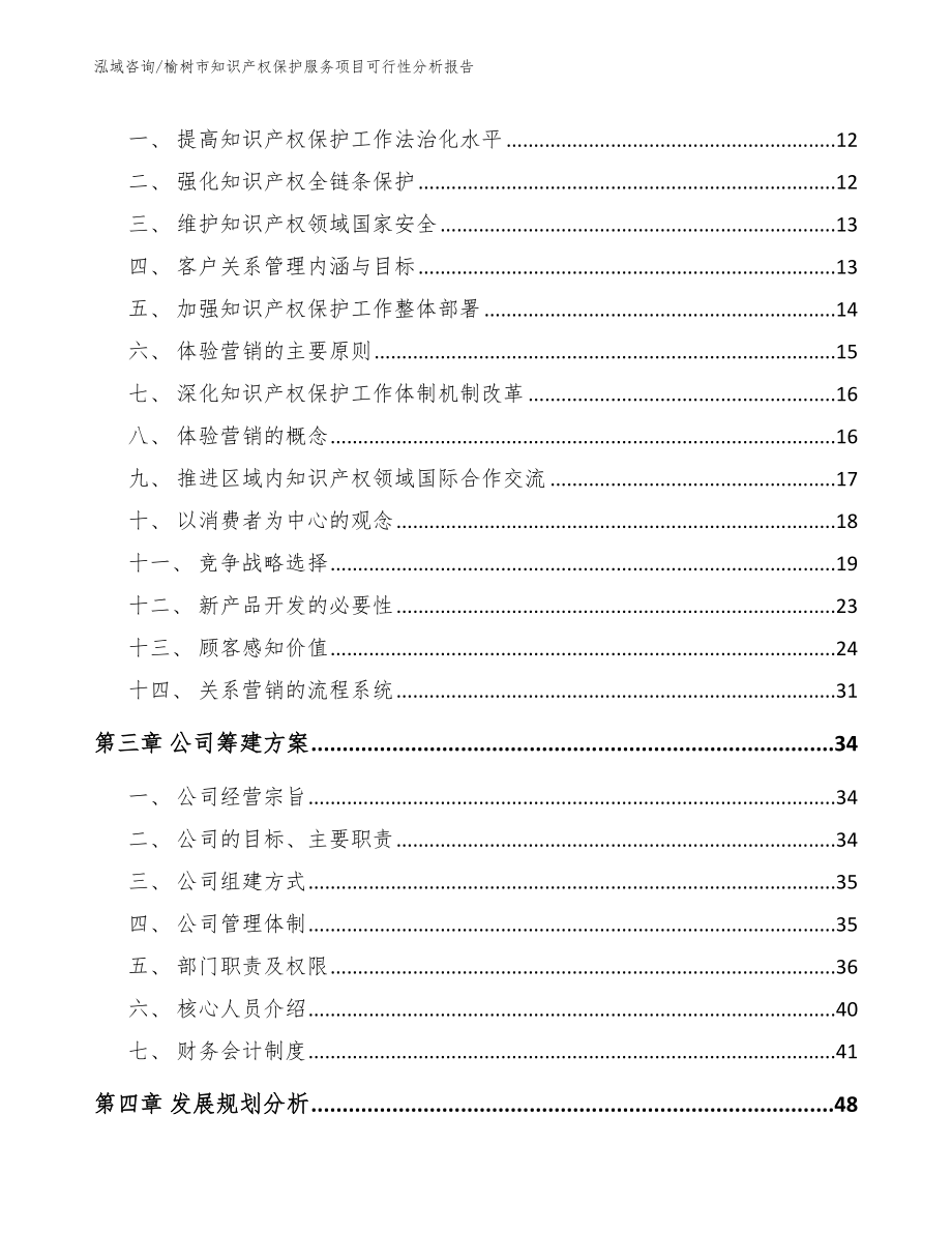 榆树市知识产权保护服务项目可行性分析报告_第4页