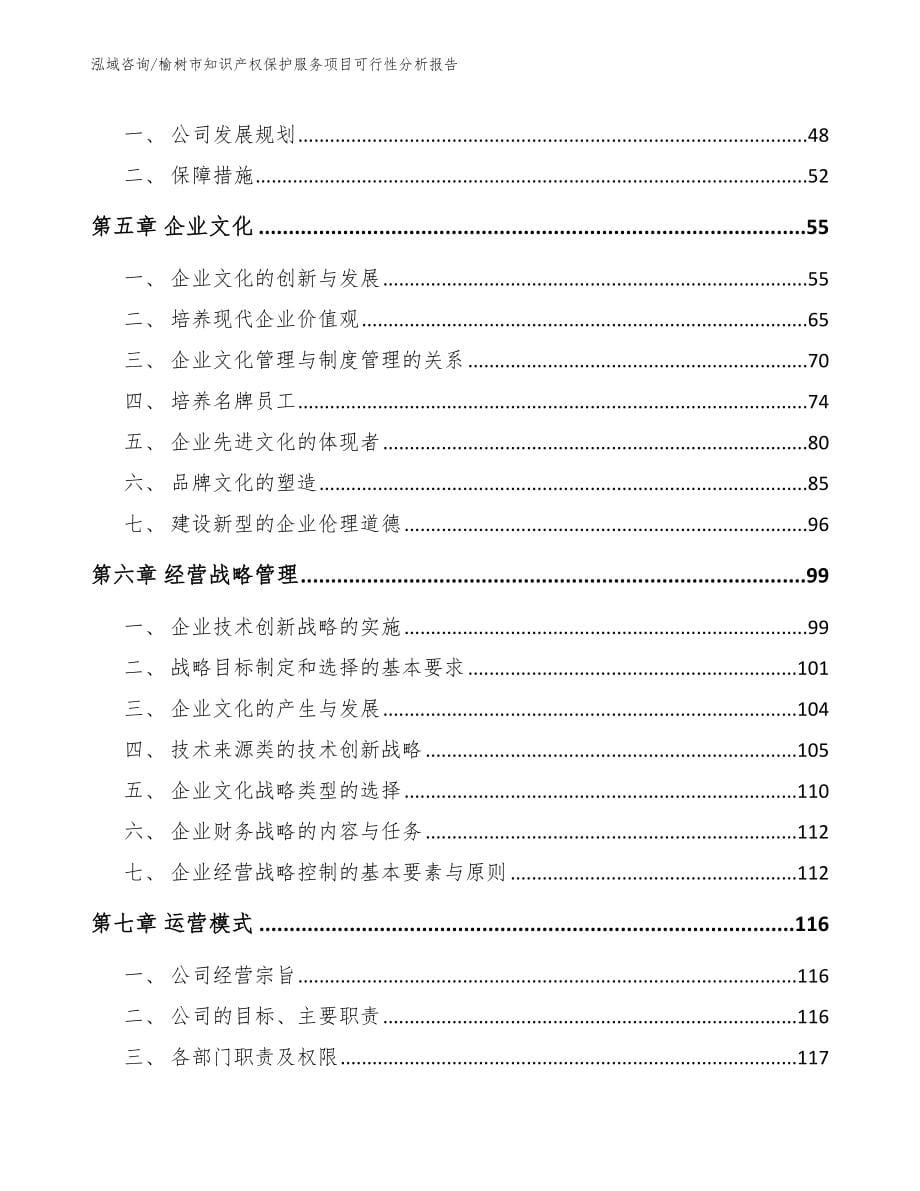 榆树市知识产权保护服务项目可行性分析报告_第5页