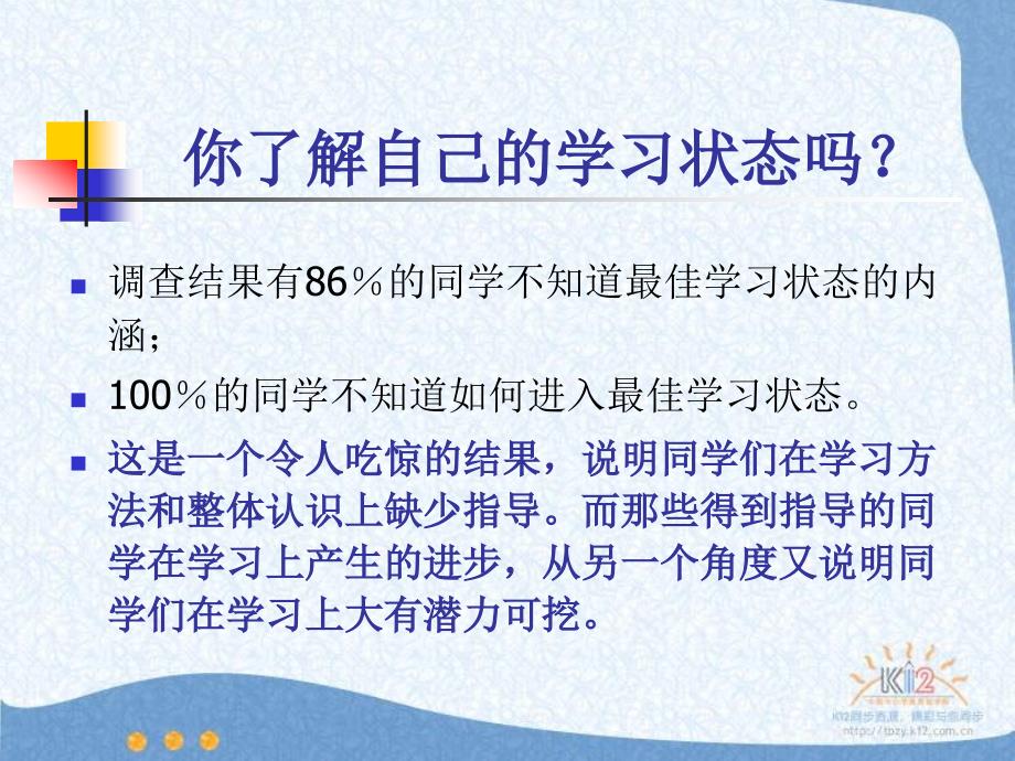 初中班会最佳学习状态_第3页