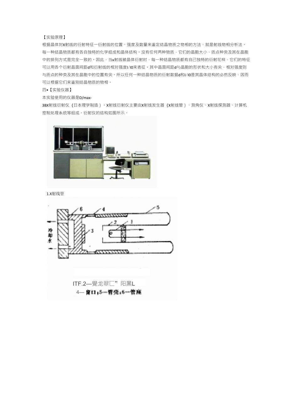 XRD及其原理、制样等_第1页