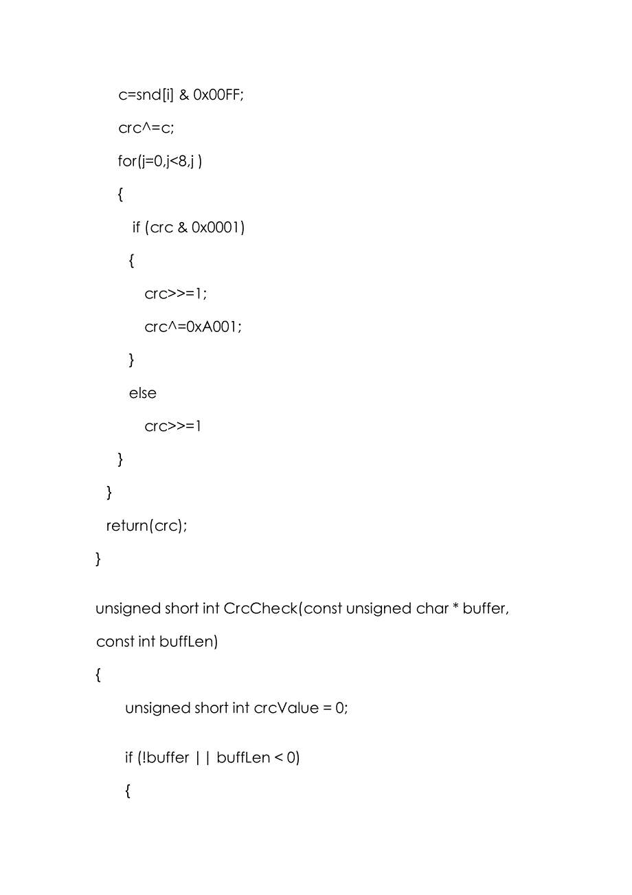 Modbus协议中CRC校验和LRC校验_第3页