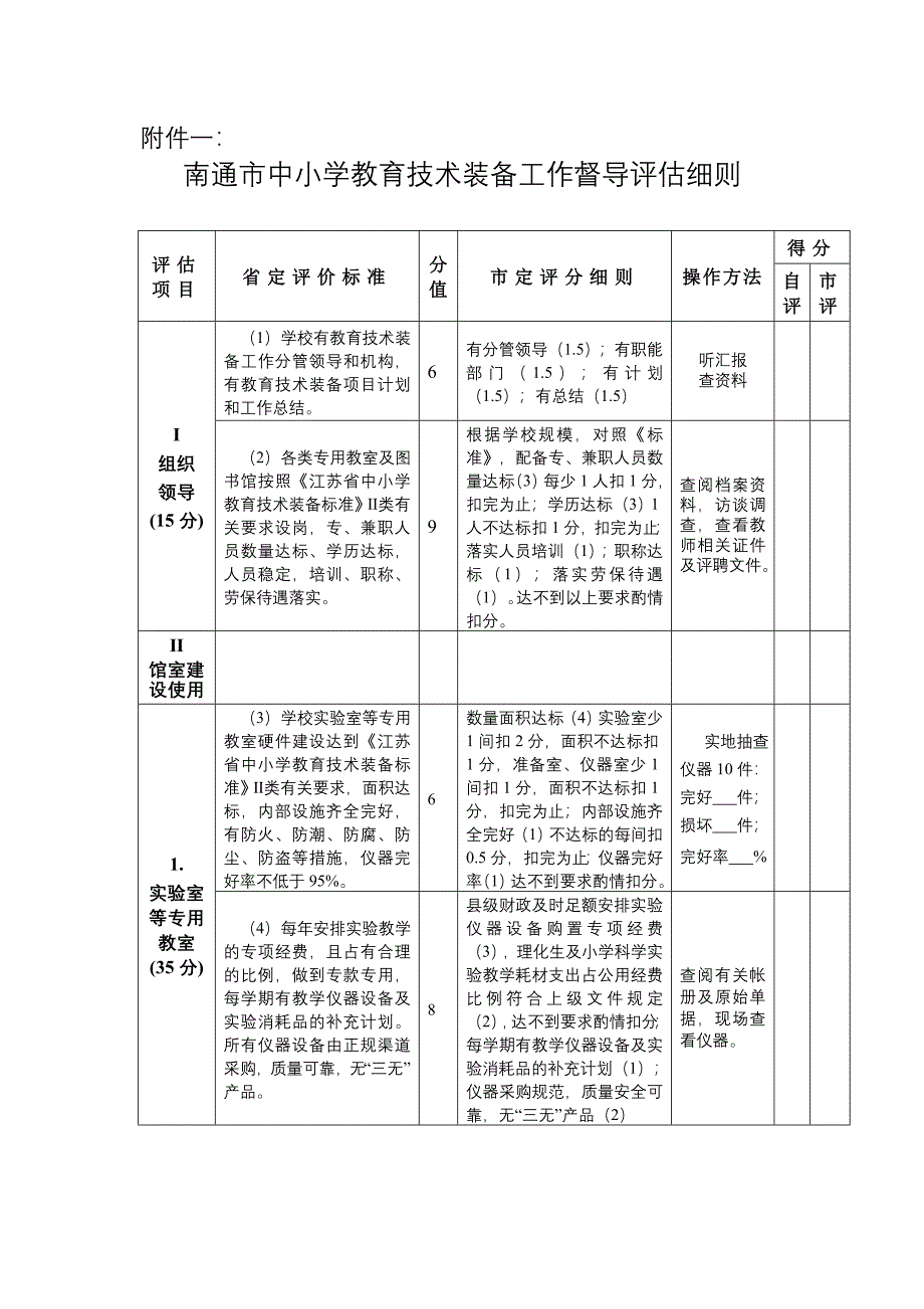 开展中小学教育装备工作专项督导评估_第1页