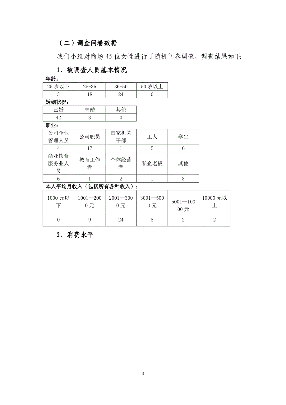 关于女性消费者消费行为的调查报告_第3页