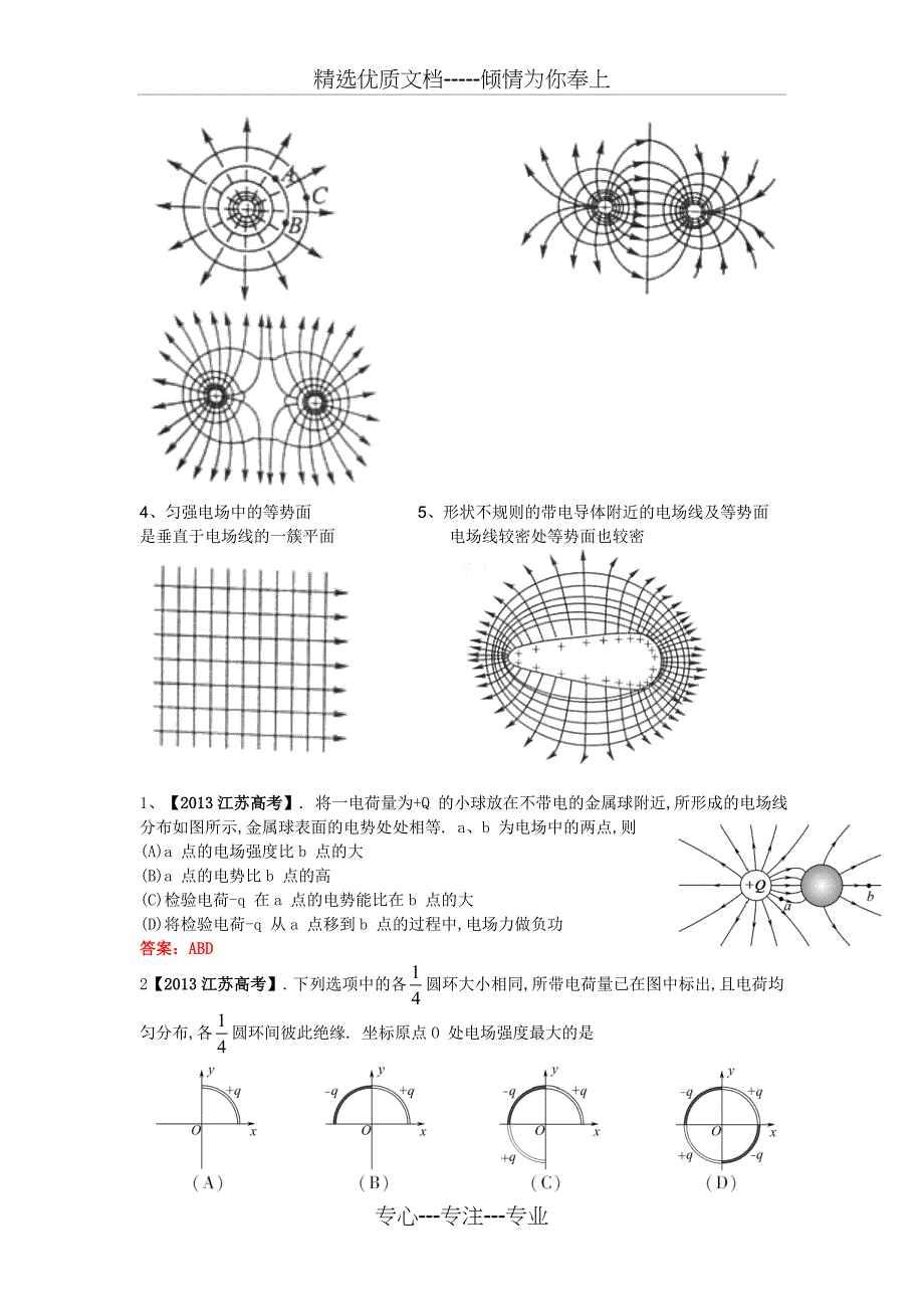 常见电场电场线分布规律_第3页