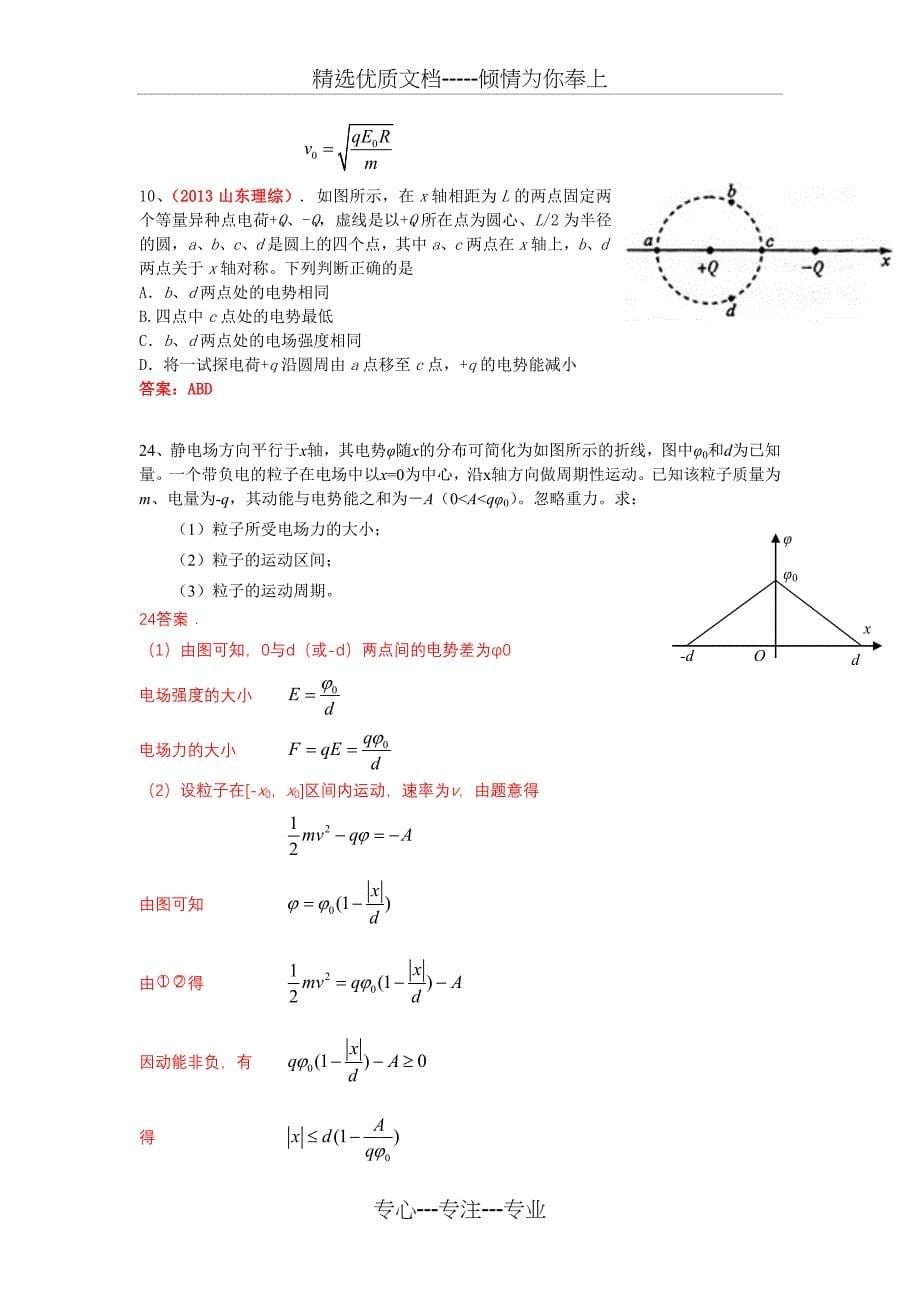 常见电场电场线分布规律_第5页