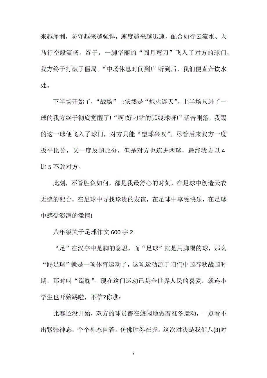 八年级关于足球作文600字.doc_第2页