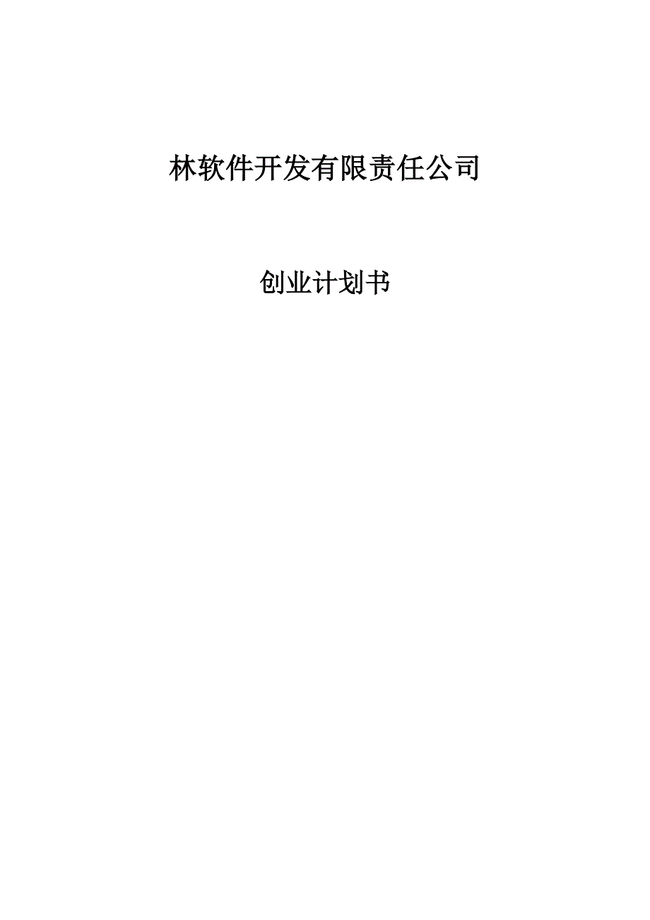 移动互联网APP软件开发创业计划书_第1页