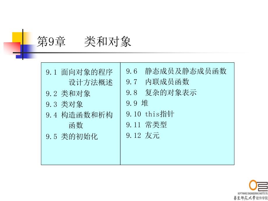 C++程序设计 第9章 类和对象_第2页