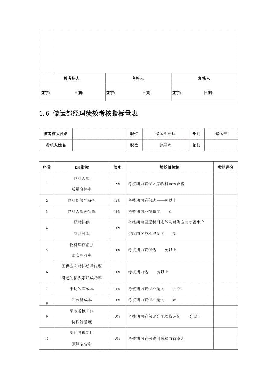 印刷企业绩效考核方案_第5页