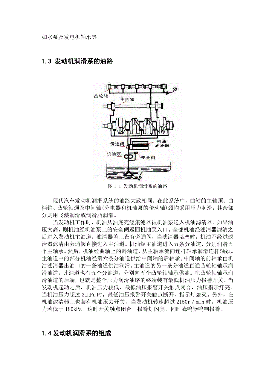 汽车检测与维修专业毕业设计论文汽车润滑系统的常见故障及排除_第4页