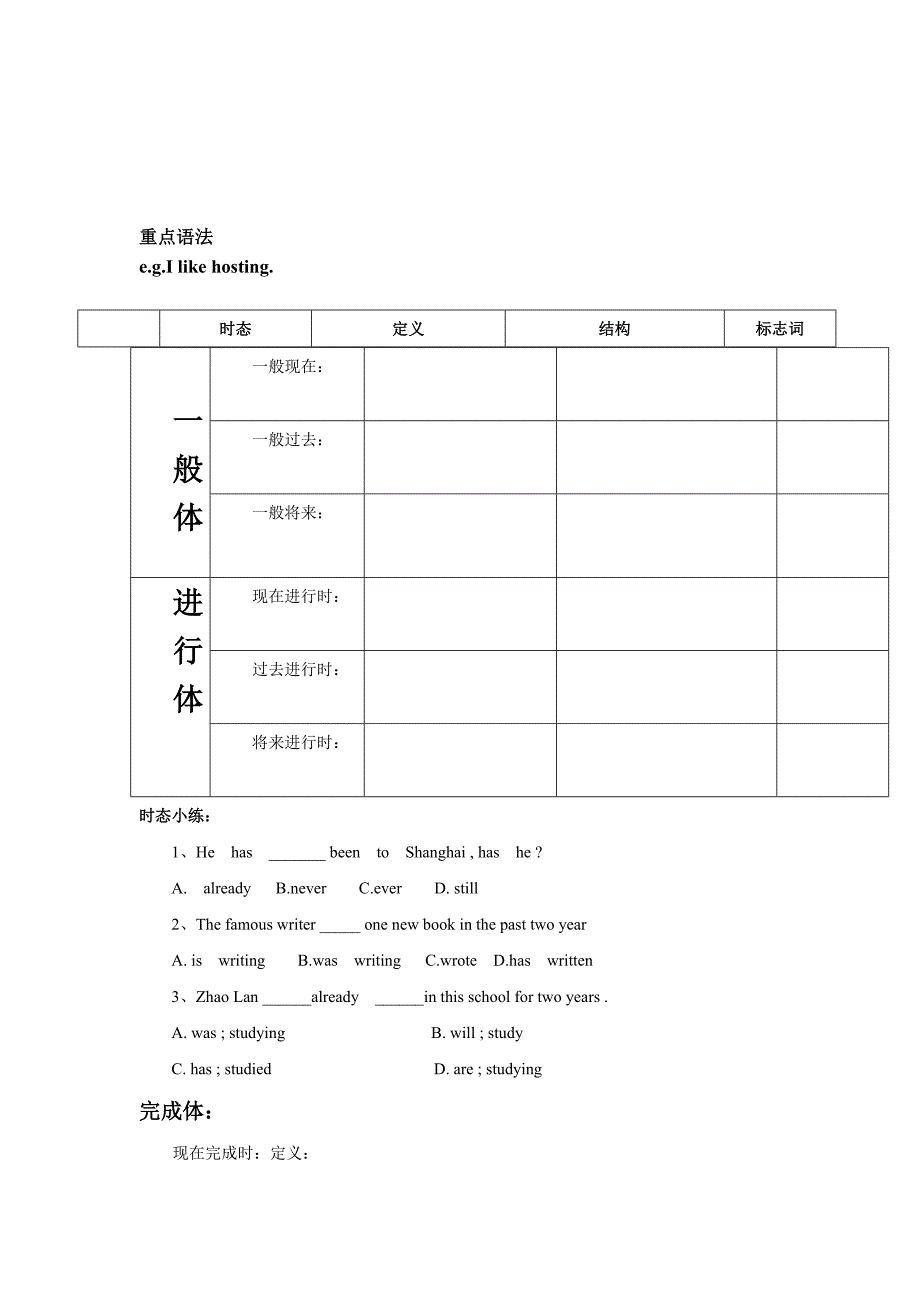 高考复习之非谓语动词_第2页